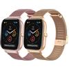 MIJOBS Cinturino Compatibile con Amazfit GTS4/GTS 4mini/Cheetah (Square)/Active 2/Active Bracciali in Acciaio Inossidabile in Metallo, 20 mm