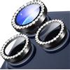 Diruite Pellicola Obiettivo Fotocamera per iPhone 17 Pro/17 Pro Max Vetro Temperato Lens Protector,HD Antigraffio Vetro Fotocamera,Alluminio+Decorazione Diamante Protector Camara,Nero-Diamante