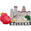 Calamita Frigorifero 3D A Cucù Stile Austriaco - Decorazione Casa E Cucina Fatto A Mano