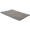 Comart - Tappeto Bagno Shaggy - Tappetino Super Assorbente - Antiscivolo - Lavabile in Lavatrice - Ultra Morbido - Moderno Scendi Doccia o Vasca - Assorbi Acqua - Texture in 3D - Grigio - 50x90 cm