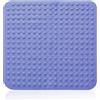 sinzau Tappetino Doccia, 48 x 48 cm Tappetino Antiscivolo con Ventose,Tappetino da Bagno Quadrato, Tappeto Doccia Antiscivolo, Lavabile in Lavatrice Tappetino da Bagno, Quadrato, Blu zaffiro