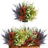 ddckj 6 Mazzi di Fiori Finti da Esterno Fiori Artificiali da Esterno Resistente ai Raggi UV Applicabile a Piante per Interni, vasi Esterni, Piante da Appendere, Vaso da Giardino, Nozze