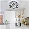 Cainjiazh Mini Lampadario LED Lampadario di Cristallo Illuminazione Flush Mount Plafoniera Moderna Stella Plafoniera Lampada di Cristallo per Corridoio Bar Scala Cucina Camera da letto (Bianco Freddo)