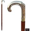 Medieval Replicas SouvNear - Bastone decorativo da passeggio in palissandro di alta qualità con manico in ottone, stile vittoriano, stile antico ed elegante, per uomini e donne, dall'India, 95 cm, Legno, Bastone da passo........, Elephant Handle