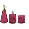 Emanuela Biffoli Rosso Ciliegia Set bagno in vetro colorato