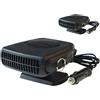 Zerodis Ventola per Riscaldatore per Auto, Sbrinatore per Riscaldatore per Auto 2 in 1 Filo di Rame Puro per Riscaldamento Efficiente per Auto (12V)
