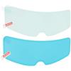 Bnineteenteam Toppa Antipioggia per Casco, 24,5 Cm / 9,6 Pollici Casco Moto Visiera Antiappannamento Antipioggia Set di Pellicole Interno Esterno Alta Trasparenza Universale