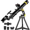 SOLOMARK Telescopio, telescopi per adulti astronomia professionale, apertura 90 mm 1000 mm telescopio ad alta potenza per principianti e bambini con regolazione di precisione Vertisteel AZ Mount treppiede