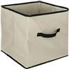Paris Prix JJA 5 Five Simply Smart Scatola a cubo di stoccaggio, Colore Lino, 31 x 31 cm, 130062, Colore: Beige