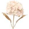 DRW Set di 12 fiori artificiali con stelo dorato in PU-Foam rosa, 66 x 20 x 20 cm