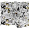 LOGOVISION Batman Comic All Over Coperta super morbida al tatto setoso - 152 x 127 cm