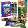 MISITU Confezione da 3 mini puzzle da 150 pezzi, per adulti, piccolo puzzle da poker House