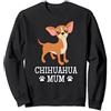 Chihuahua Designs by Margaretha Mamma chihuahua per donne e ragazze Felpa