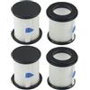 Jumplushion Kit di filtri per aspirapolvere INSE N520, N5T senza fili, confezione da 2/4, filtro HEPA lavabile e riutilizzabile (confezione da 4)