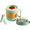 Natudeco 500ML Tazza da Zuppa Tazze da Zuppa con Manici del Coperchio Tazze da Zuppa Microonde Contenitori per Zuppa Isolati per Ufficio Scuola (NatudeconExeEefa-11)