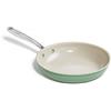 Redchef - Padella per piano cottura a induzione, 24 cm, rivestimento antiaderente in ceramica, con manico in acciaio inossidabile, priva di PTFE e PFOA