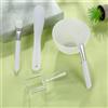 Tikwisdom Kit di strumenti per la miscelazione di maschere fai da te, kit maschera per la cura della pelle del viso, strumento per la cura del viso (set da 5 pezzi)