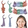 Sztqqing 80 pezzi filo interdentale per bambini 4 forme di animali colori vivaci per la pulizia dei denti con manico adatto ai bambini per viaggi e uso quotidiano