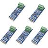 AYWHP 5 schede di sviluppo da 5 V MAX485 TTL a RS 485 MCU, da TTL a RS485, moduli MAX485, compatibili con arduino R-Pi