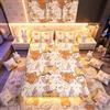 Homemissing Set di biancheria da letto per bambini con simpatico gatto cartone animato pecora coniglio copripiumino ragazzi ragazze animali kawaii regalo per amanti degli animali leggero