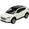 Generisch Welly Modello Auto Compatibile con Hyundai Tucson 3 III Bianco 3° generazione 2015-2020 ca 1/34-1/39 Metal Model Auto Die Cast 43718