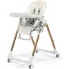 PEG PEREGO PUERICULTURA Seggiolone Primapappa Follow Me Sim Pelle Gold