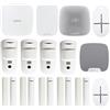 Ajax System Kit Antifurto Ajax Wireless con centrale Hub2 plus 4G 2 SIM WI-FI + PIR Bianco
