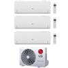 LG CONDIZIONATORE LG TRIAL SPLIT WINNER WI-FI INTEGRATO 9000+9000+9000 BTU INVERTER MU3R19.U24 A+++