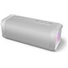 Philips TAS2000W Altoparlante wireless Bluetooth con spettacolo di luci LED, 20 W Bass+, Auracast, 20H di riproduzione, Impermeabilità IPX5, Riproduzione USB, Microfono, Controllo app - Bianco