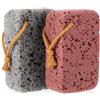 Ymapinc 2 pezzi spugna da bagno spugna doccia grande comfort per bagno morbida spugna luffa accessori per la pulizia del corpo per uomo e donna grigio rosso marrone (14,7 x 9,8 x 5 cm)