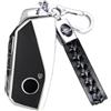 Z.MYUKI 【4 Colori】 Z.MYUKI Portachiavi con custodia per chiave BMW Serie 1 F70 2024-2025 2026 Accessorio Cover chiave (Nero)