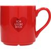 Depesche 0013594-017 - Tazza con manico n. 17, 300 ml, in porcellana, parzialmente con pellicola dorata e stampa interna