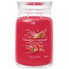 YANKEE CANDLE Sparkling Cinnamon 567 g Candela Profumata Giara Signature Grande 2 Stoppini