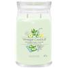 YANKEE CANDLE Cucumber Mint Cooler 567 g Candela Profumata Giara Signature Grande 2 Stoppini