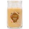 YANKEE CANDLE Glistening Leaves 567 g Candela Profumata Giara Signature Grande 2 Stoppini