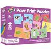 Galt, Puzzle con impronte di zampe per bambini, 22 x 2 pezzi, a partire dai 3 anni
