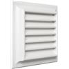 La Ventilazione G1R1414B Griglia Plastica Quadra da Sovrapporre, Bianco, 140 x 140 mm