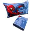 HERMET Set Lenzuolo Letto Singolo Spiderman in Flanella
