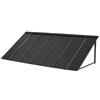VEVOR Pensilina per Finestra Porta da 2032 x 910 mm Tettoia per Porta Ingresso, Acciaio Verniciato a Polvere Antiruggine, Pensilina per Patio Esterno, per Protezione da Pioggia, Neve e Luce Solare