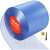VEVOR Tenda a Strisce Trasparente, 30,8 m x 30,5 cm, Rotolo Sfuso di Strisce in Plastica per Porte, Strisce per Tende per Congelatori e Frigoriferi per Porte di Supermercati, Garage e Magazzini
