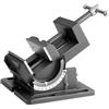 VEVOR Morsa per Trapano a Colonna Inclinabile, Larghezza Ganasce 107,9 mm, Morsa da Banco Portatile Regolabile da 0 a 90°, Struttura in Ghisa Resistente, per Lavorazione del Legno, Nera