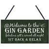 RED OCEAN Gin Signs Garden Shed Bar Pub Placca Gin & Tonic, divertente cartello alcolico per feste, amicizia, regalo