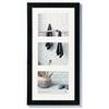 walther design Nera 3X 13x18 cm Galleria con passe-partout, Cornice in Legno per la casa HO338B