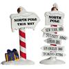 Lemax North Pole Signs - 64455