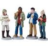 Lemax 52530 Food Truck Patrons, 4 pezzi