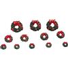 Lemax Wreaths With Red Bow - 34957