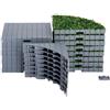 Lemax Plaza System (Grey, Round Grass) - 24 pz - 64108