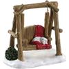 Lemax Rustic Log Swing - 84363