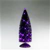 Lemax 54517 Black Bristle Tree With Purple Lights