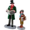 Lemax 32203 Merry Newsboy, Set Of 2
